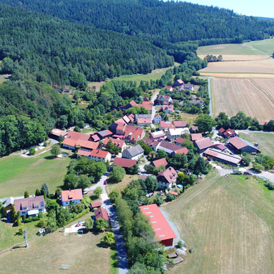 Blick über Hesslach