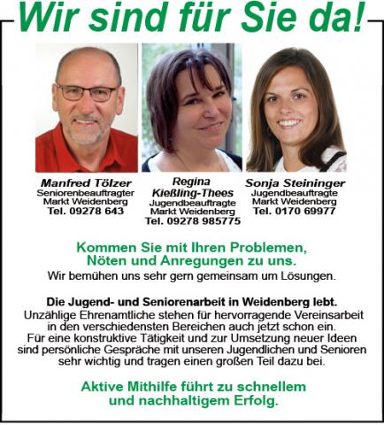 Jugend- und Seniorenbeauftragen Weidenberg